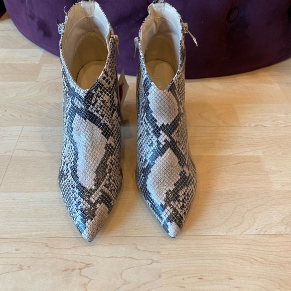 Marc Fisher snake print leather upper boot - Picture 7 of 7